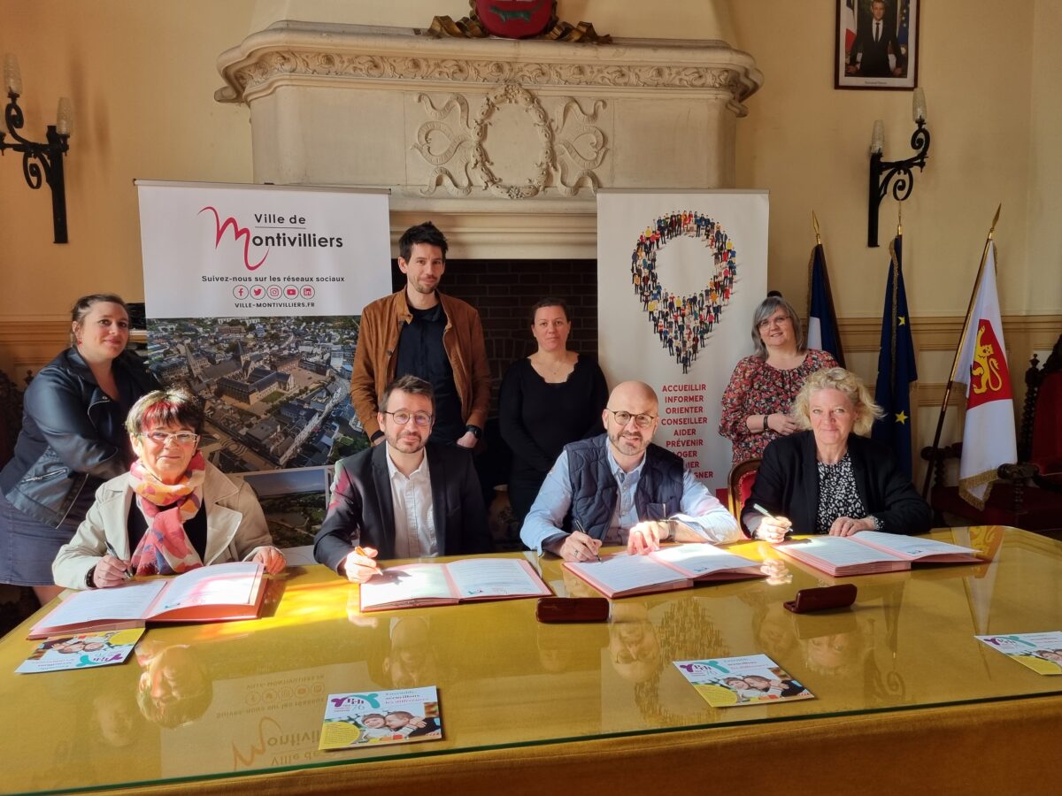 Signature d’une convention entre Montivilliers et le PRH 76